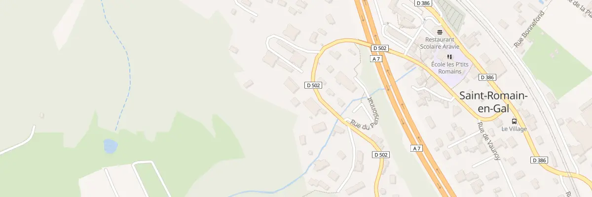 Plan du 490 Rte de Rive de Gier à Saint-Romain-en-Gal