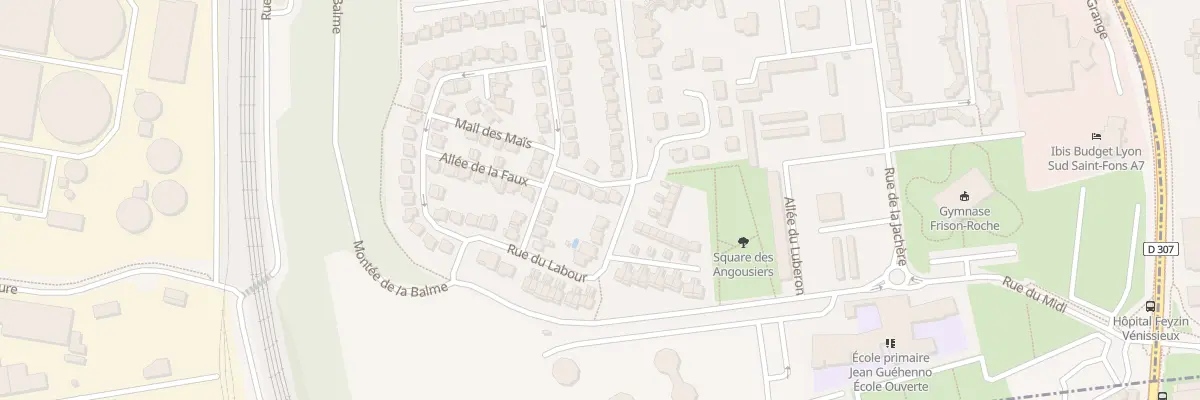 Plan du 3 Rue de la Herse à Saint-Fons