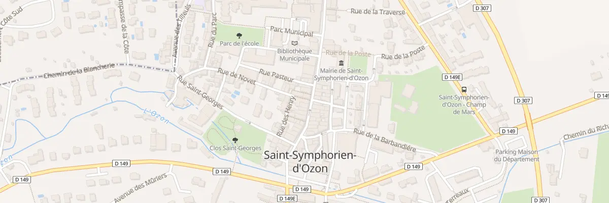 Plan du 33 Rue Centrale à Saint-Symphorien-d’Ozon