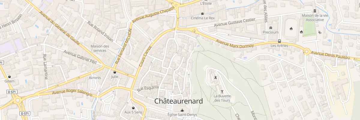 Plan du 36 Rue Jentelin à Châteaurenard