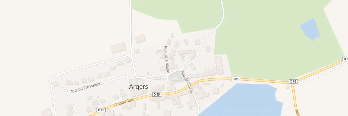 Plan du 2 Rue de la Mairie à Argers