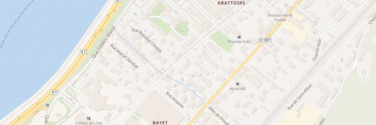 Plan du 33 Rue Edouard Girerd à Vienne