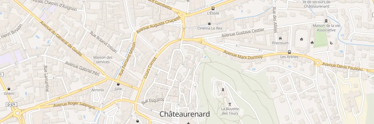 Plan du 52 Rue Jentelin à Châteaurenard