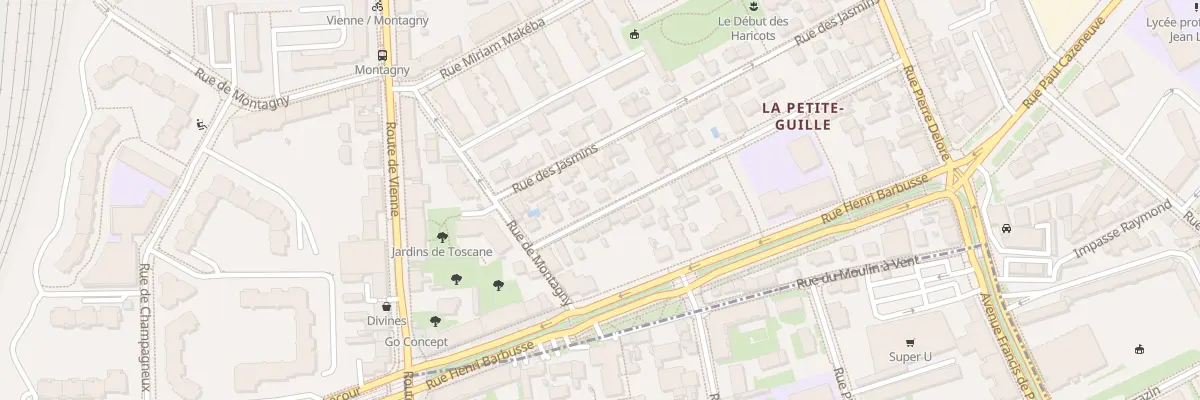 Plan du 9 Rue Garon Duret à Lyon 8e Arrondissement