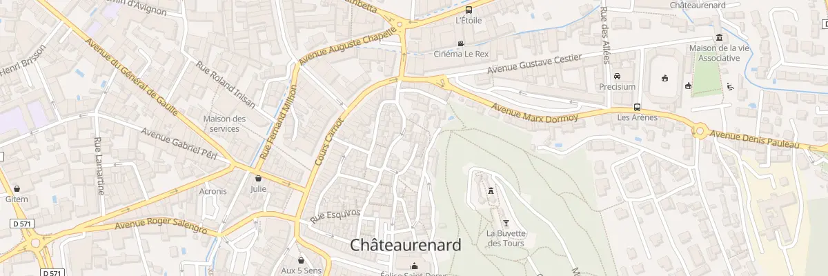 Plan du 44 Rue Jentelin à Châteaurenard