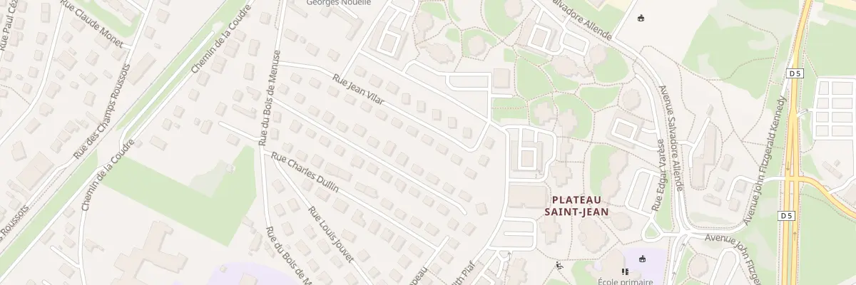 Plan du 11 Rue Jean Vilar à Chalon-sur-Saône