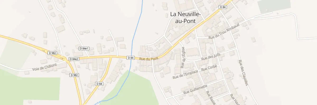Plan du 12 Rue du Pont à La Neuville-au-Pont