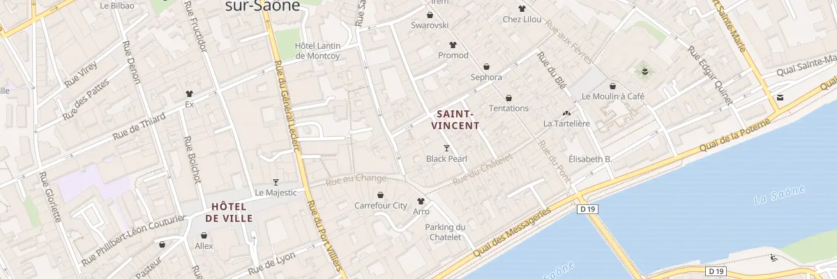 Plan du 8 Rue Saint Georges à Chalon-sur-Saône