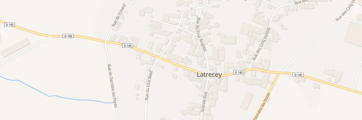 Plan du 4 Rue de la porte d’Ormoy à Latrecey-Ormoy-sur-Aube