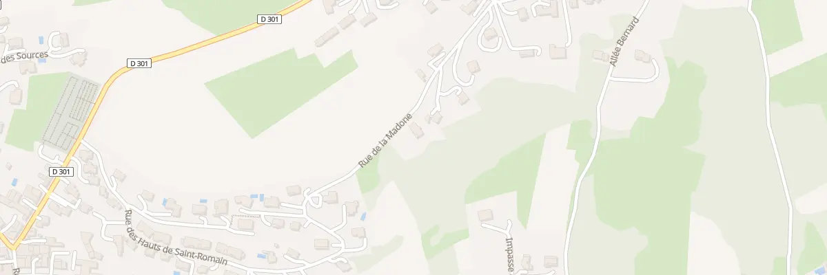 Plan du 170 Rue de la Madone à Albon