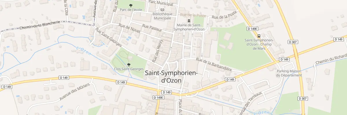 Plan du 44 Rue Centrale à Saint-Symphorien-d’Ozon