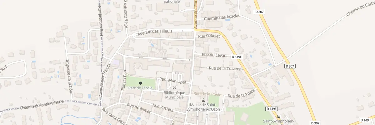 Plan du 11 Rue Centrale à Saint-Symphorien-d’Ozon