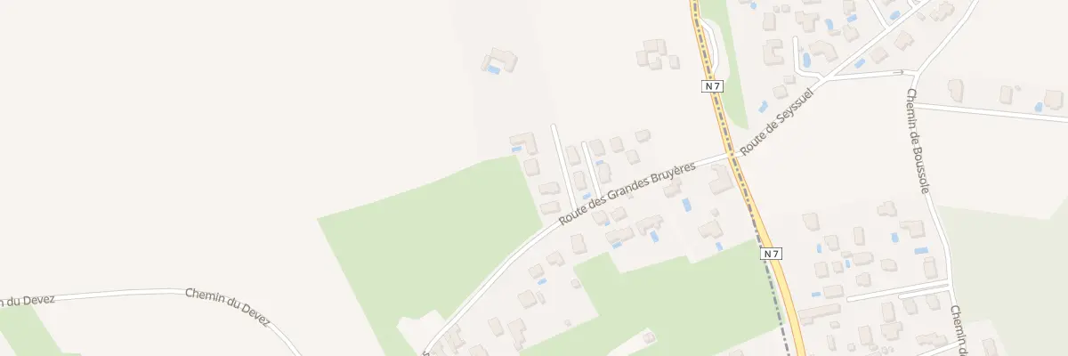 Plan du 33 Imp des Bruyères à Seyssuel