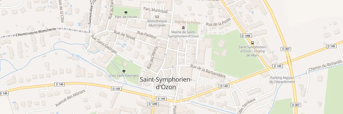 Plan du 38 Rue Centrale à Saint-Symphorien-d’Ozon