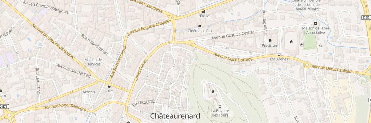 Plan du 30 Vc des Pénitents à Châteaurenard