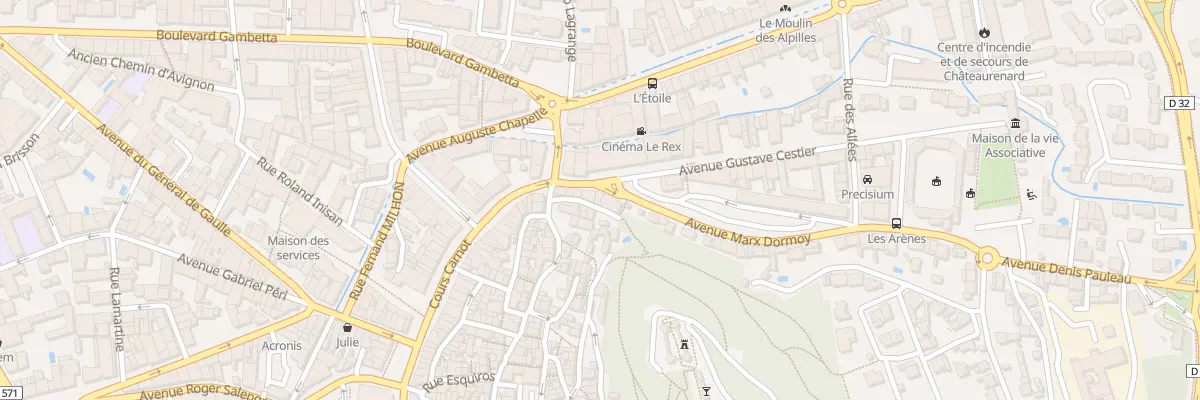 Plan du 7 Rue de la Glacière à Châteaurenard
