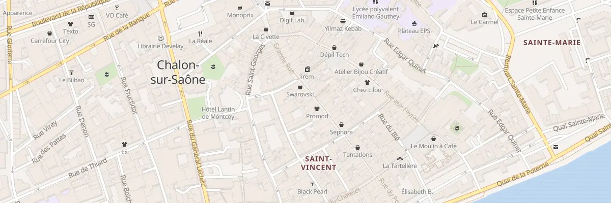 Plan du 41 Grande Rue à Chalon-sur-Saône