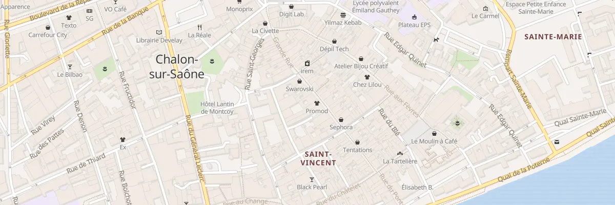 Plan du 39 Grande Rue à Chalon-sur-Saône
