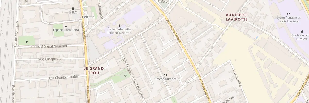 Plan du 3 Imp Antoine Dumont à Lyon 8e Arrondissement