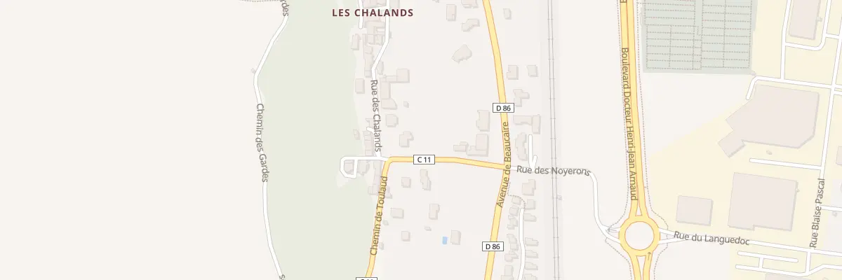 Plan du 90 Rue des Geais à Bozas
