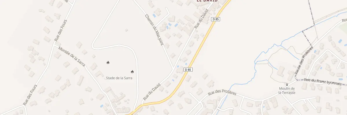 Plan du 135 Rue du David à Fontaines-Saint-Martin