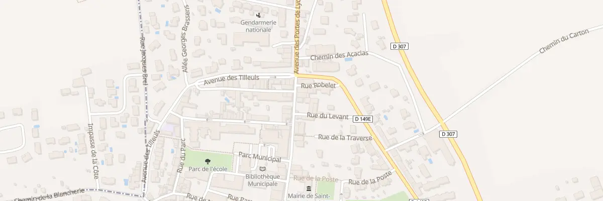 Plan du 8 Rue Centrale à Saint-Symphorien-d’Ozon