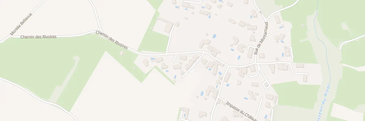 Plan du 151 Che des Rivoires aux Côtes-d’Arey
