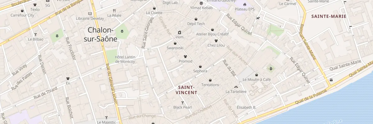 Plan du 35 Grande Rue à Chalon-sur-Saône