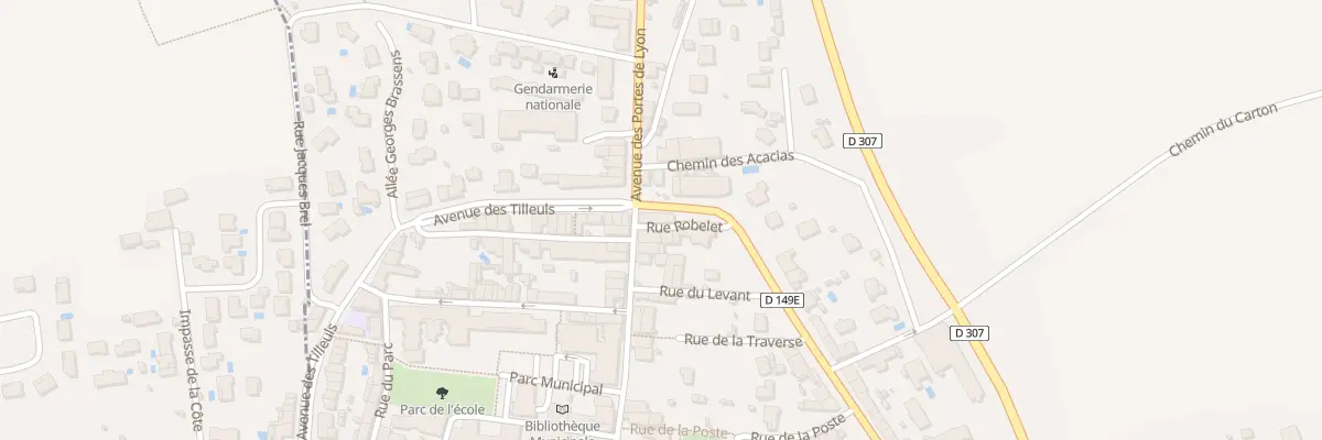 Plan du 2 Rue Robelet à Saint-Symphorien-d’Ozon