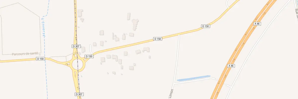 Plan du 240 Rte de Marennes à Simandres