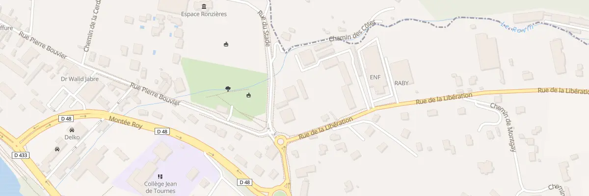 Plan du 1B Rue de la Libération à Fontaines-sur-Saône