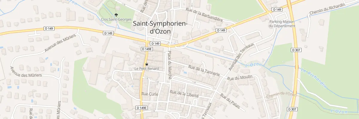Plan du 5B Rue de la Tannerie à Saint-Symphorien-d’Ozon