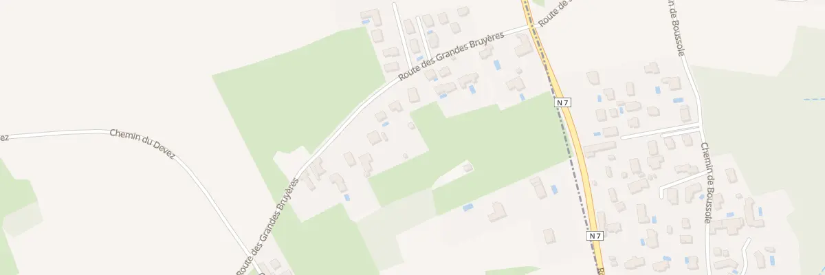 Plan du 728 Rte des Grandes Bruyères à Seyssuel