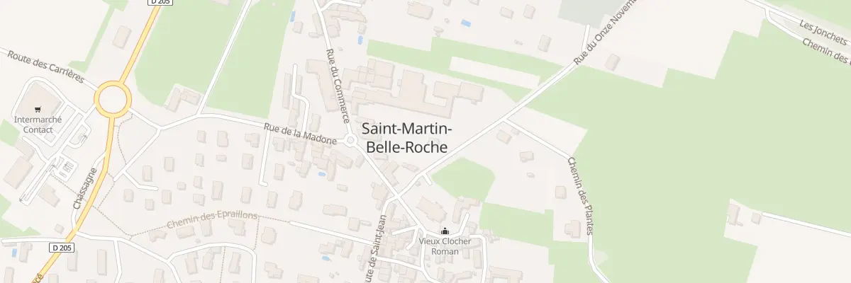 Plan du 5050 Rue du Onze Novembre 1918 à Saint-Martin-Belle-Roche