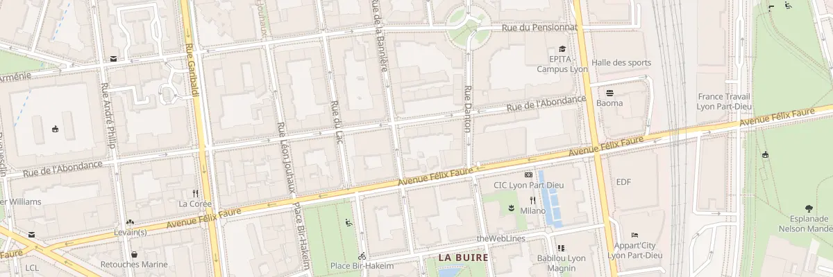 Plan du 54 Rue de l’Abondance à Lyon 3e Arrondissement