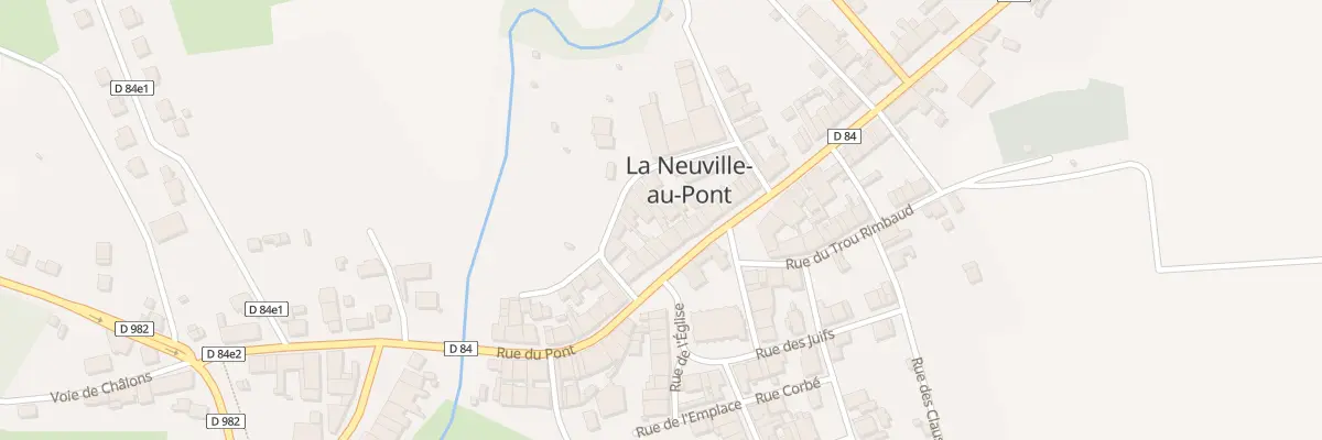 Plan du 13 Rue du Pavé à La Neuville-au-Pont