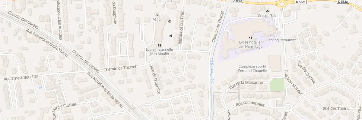 Plan du 5 Rue Louis Brot à Tain-l’Hermitage