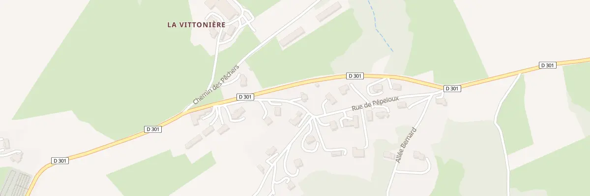 Plan du 125 Rue de Pépeioux à Albon