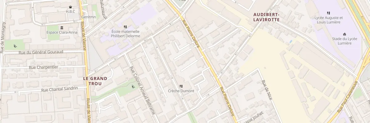 Plan du 11 Imp Antoine Dumont à Lyon 8e Arrondissement