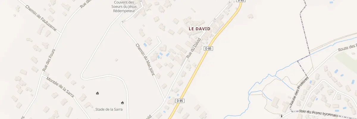 Plan du 245A Rue du David à Fontaines-Saint-Martin