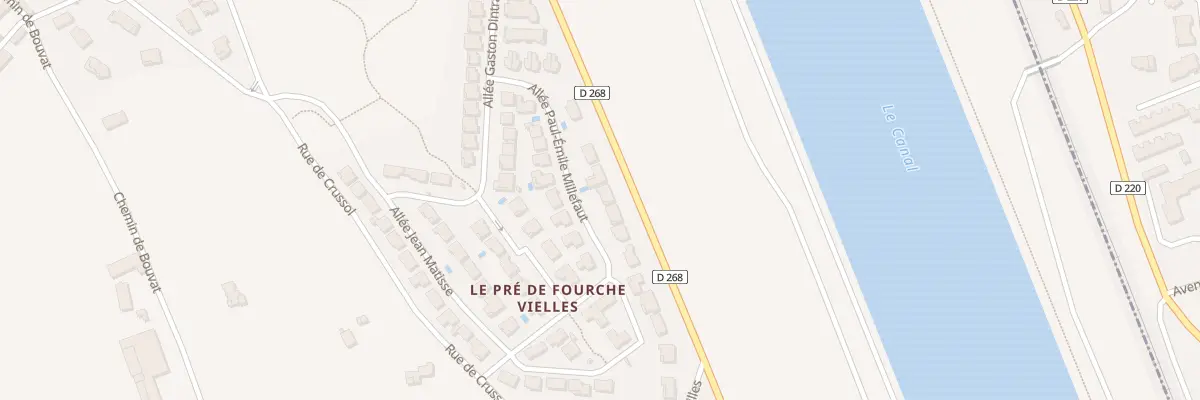 Plan du 11 All Paul Emile Millefaut à La Roche-de-Glun