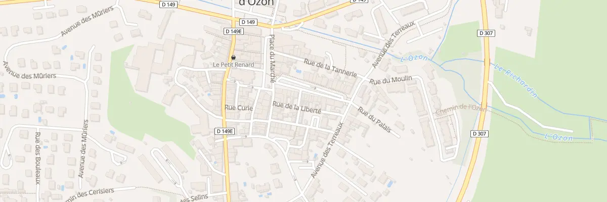 Plan du 3 Rue de la Liberté à Saint-Symphorien-d’Ozon
