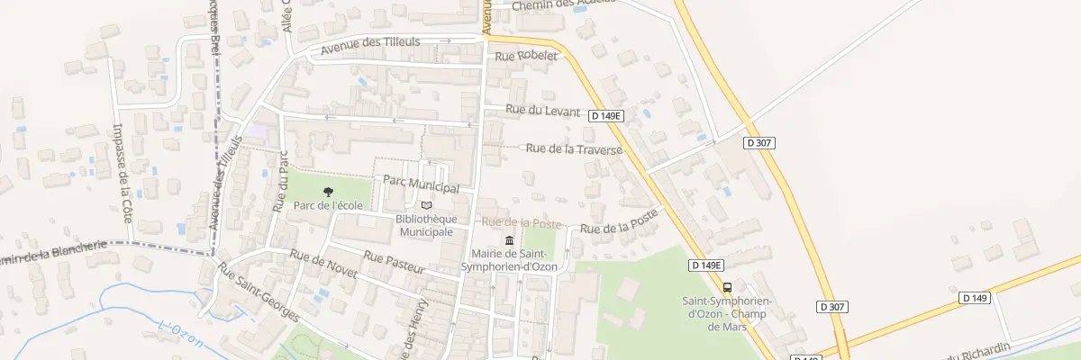 Plan du 20 Rue Centrale à Saint-Symphorien-d’Ozon