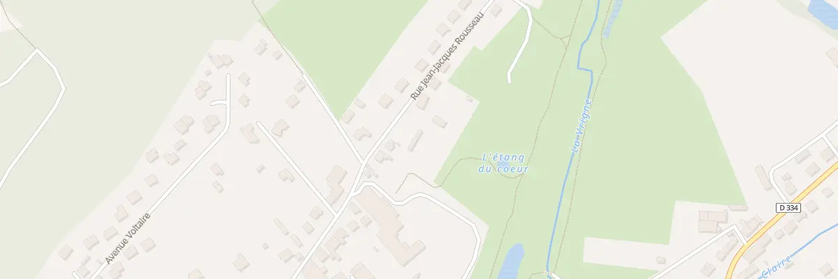 Plan du 42 Rue Jean-Jacques Rousseau à Vrigne aux Bois