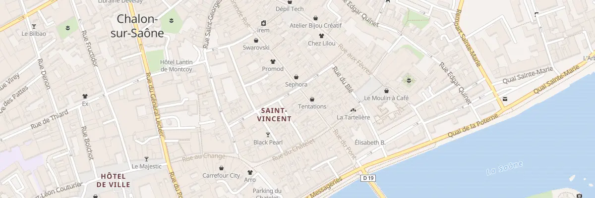 Plan du 19 Grande Rue à Chalon-sur-Saône