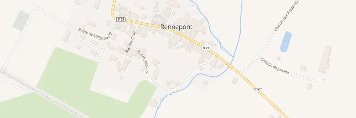 Plan du 1 Imp du Canal à Rennepont