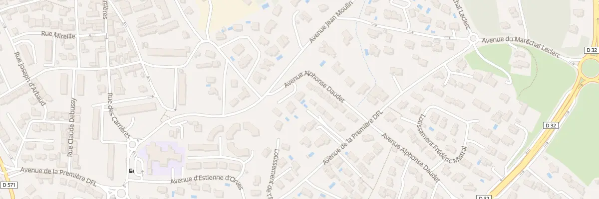 Plan du 9012 Rue Alphonse Daudet à Châteaurenard