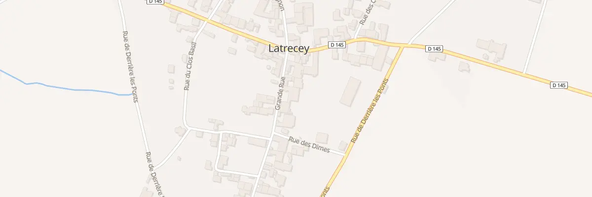 Plan du 7 Gr Grande Rue à Latrecey-Ormoy-sur-Aube
