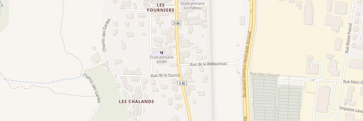 Plan du 8 Av de Lyon à Guilherand-Granges