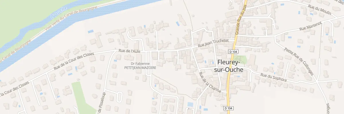 Plan du 15 Rue de l’Aule à Fleurey-sur-Ouche